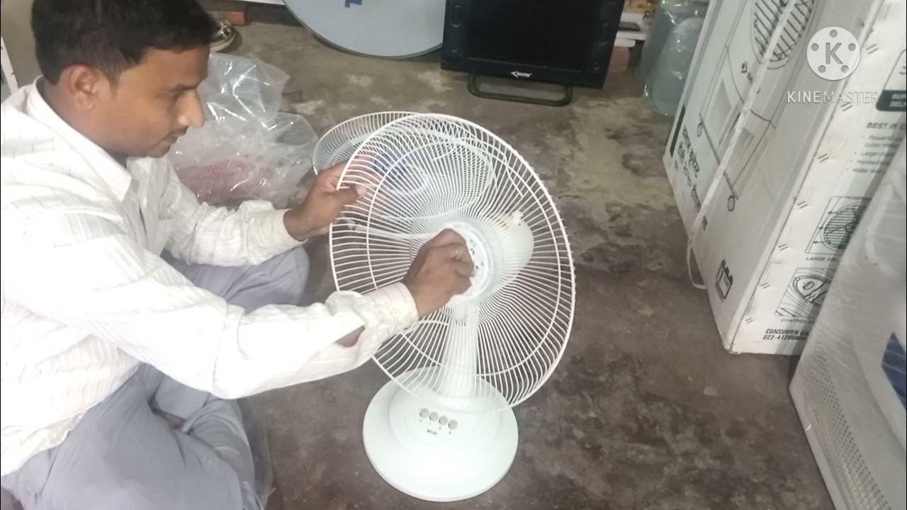 table fan fitting / table fan set kaise kare Bajaj table fan assembly
