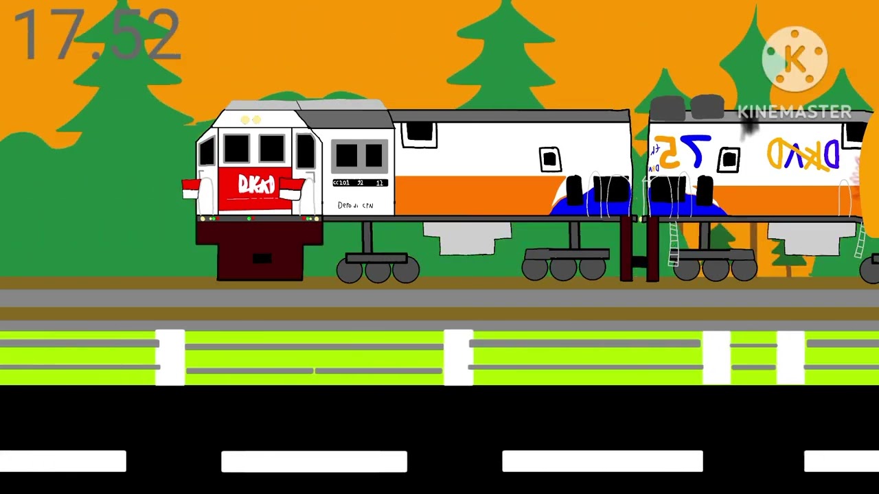 Train Animation (Kinemaster) 