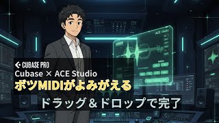 【Cubase】眠っていたボツMIDIが、AIで劇的に蘇る！ACE Studio連携術