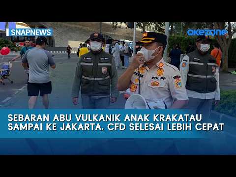 Anak Krakatau Volcanic Ash Spread Reaches Jakarta, CFD Completes Early