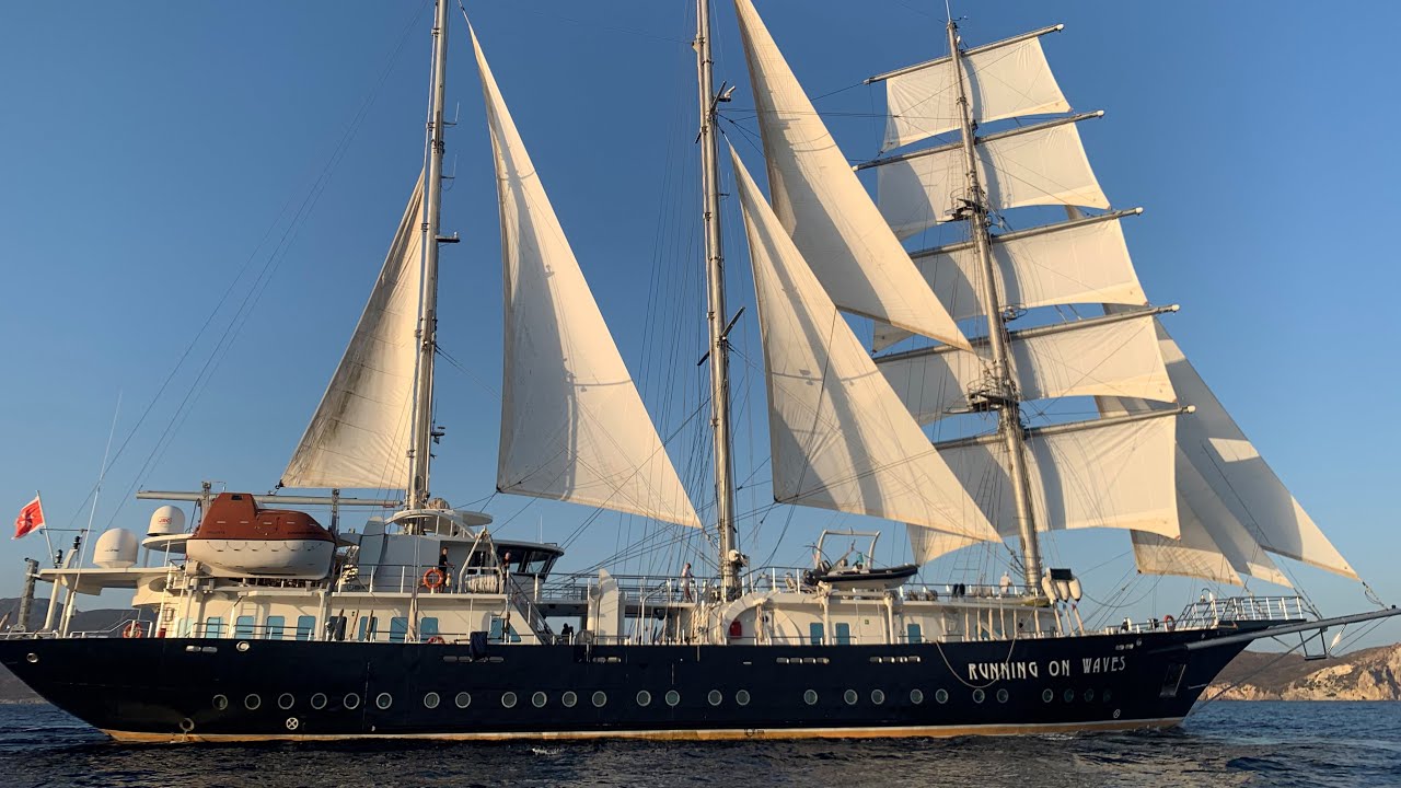 2021 Greek Island Cruise on a Tall Sailing Ship: Running on Waves