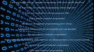 Be a master at computer programming (REQUEST)