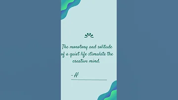 The Monotony And Solitude By Albert Einstein 