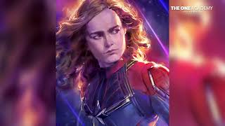 Drawing of Captain Marvel