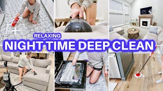 🌙NIGHT TIME DEEP CLEAN WITH ME | AFTER DARK SPEED CLEANING MOTIVATION | HOMEMAKER | JAMIE