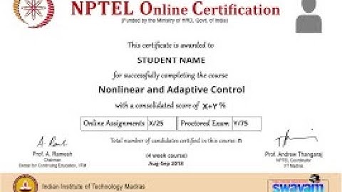 Nonlinear and Adaptive Control | Week 3 Quiz | Assignment 3 Solution | NPTEL | SWAYAM 2023