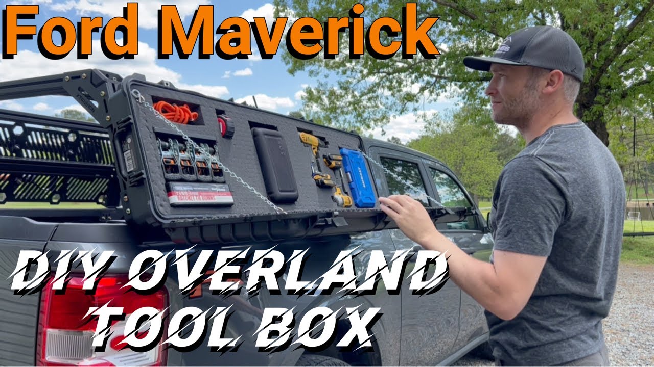 DIY Overland Tool Box | Ford Maverick Xtrusion Overland Harbor Freight Apache Box