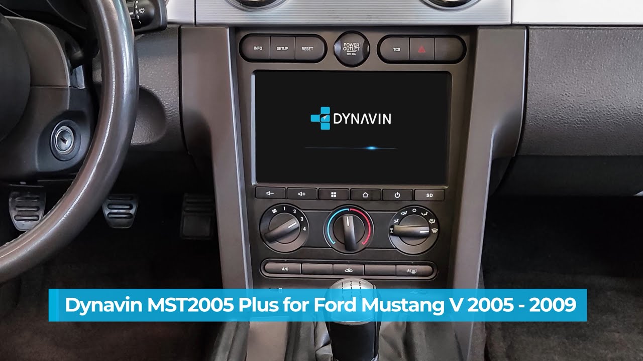 Ford Mustang V 2005-2009 Dynavin Radio Navi Einbau D9-MST2005 Plus