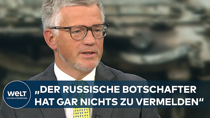 PUTINS KRIEG: Russlands Drohung - Deutschland hat "rote Linie" überschritten | WELT Interview