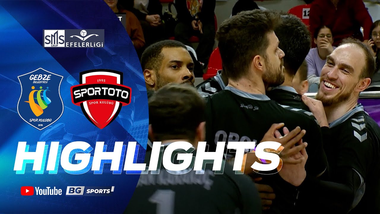 HIGHLIGHTS : Gebze Bld vs Spor Toto | SMS Grup Efeler Ligi 2025/26 | 25.01.26