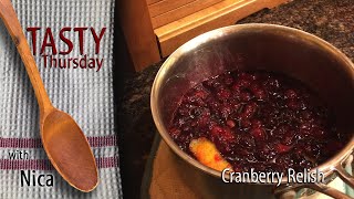 Tasty Thursday: Cranberry Relish