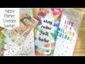 Setting up my Happy Planner cash envelope saving system using Skinny Notes | Katherine's Craft Life