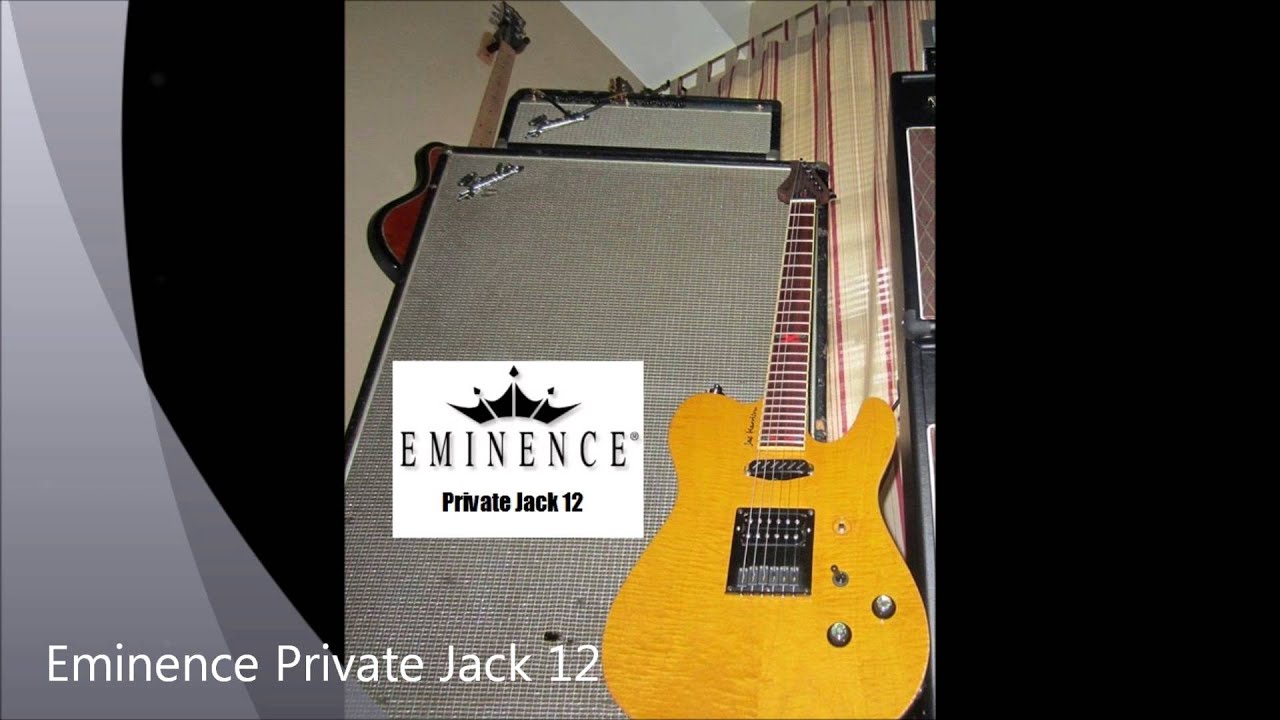 A quick speaker comparison -- Eminence vs Celestion - YouTube