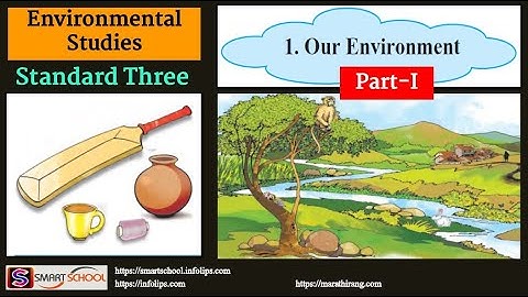 1.Our Environment | 3rd Std EVS | English Medium Maharashtra Board by Smart School