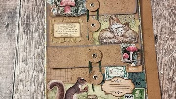 Altered File Folder Folio Junk Journal - The Forest - Part 1