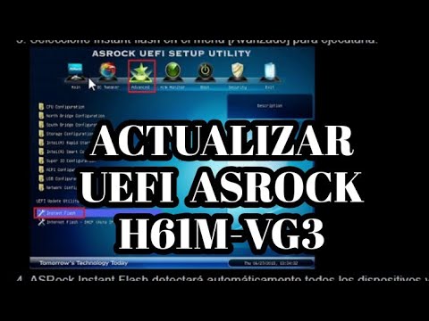 Actualizar UEFI de Asrock h61m vg3