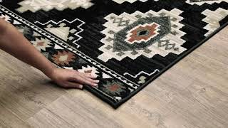 Oriental Weavers Georgia - 605F Charcoal, Taupe