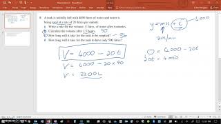 Linear Modelling - Word Problem 1
