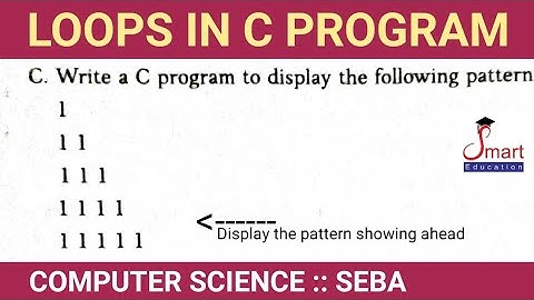 Introduction to loops _4_ Loops in C | C programming for beginners | Introduction to Loops Class 10