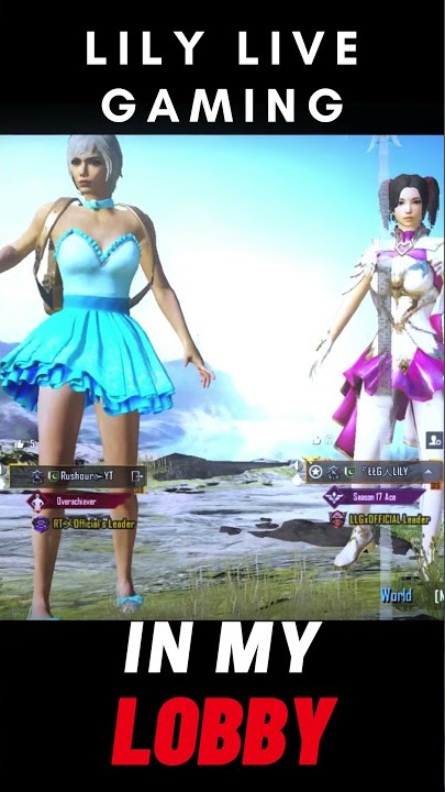 LILY LIVE GAMING in my Lobby #pubg #bgmi #short #shorts