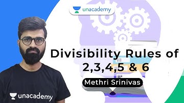 Divisibility Rules of 2,3,4,5 & 6 | APPSC & TSPSC | Methri Srinivas