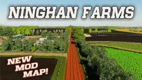 NEW MOD MAP "NINGHAN FARMS"Farming Simulator 19 PS4 MAP TOUR (Review).