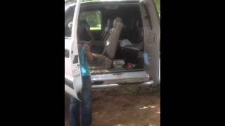 Bridger gets shot with a paintball gun