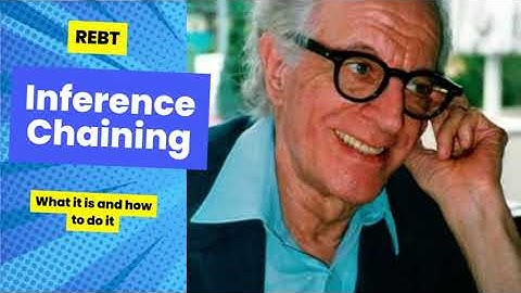 Inference chaining in REBT | What is it & how to do it #albertellisinstitute