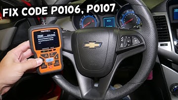 FIX CODE P0107 P0106 ENGINE LIGHT ON CHEVY, CHEVROLET, BUICK, GMC