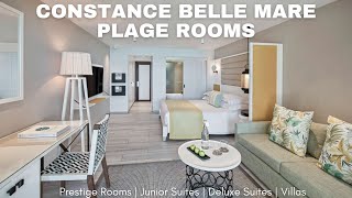 Constance Belle Mare Plage Room Tour  | Prestige Rooms - Junior Suites - Villas