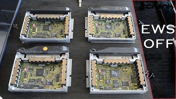 How To Remove EWS On BMW M52 Siemens MS41