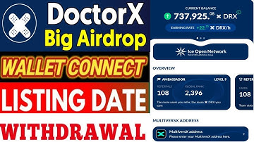 Doctor X Multiversx Address Submission Process | Doctor X withdrawal || Doctor X wallet connect