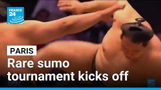 'Must-see event', rare sumo tournament kicks off in Paris • FRANCE 24 English