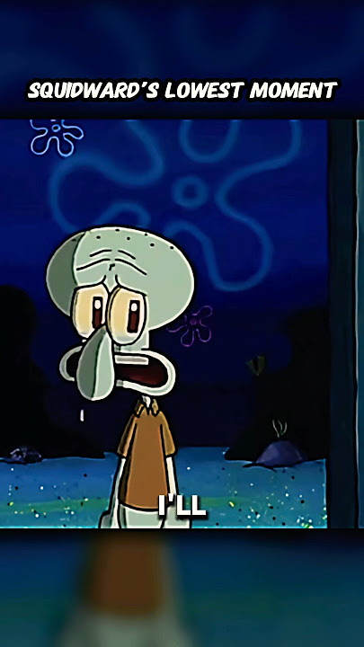 Squidward’s Lowest Moment #spongebob #cartoon #nickelodeon #nostalgia #emotional