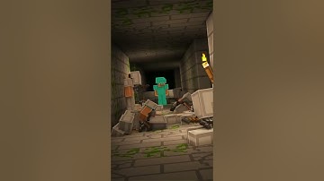 Minecraft but Herobrine Guards the Portal #shorts #minecraft #shorts #animation