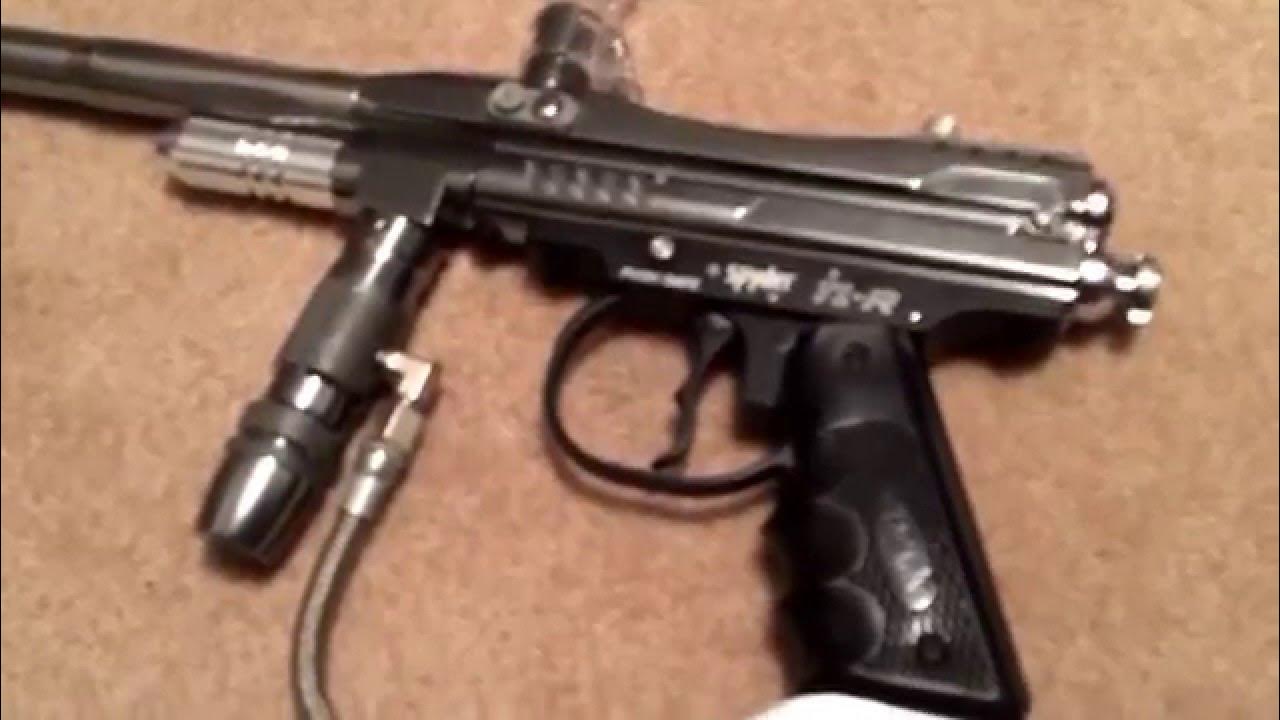 Spyder TLR paintball gun review YouTube