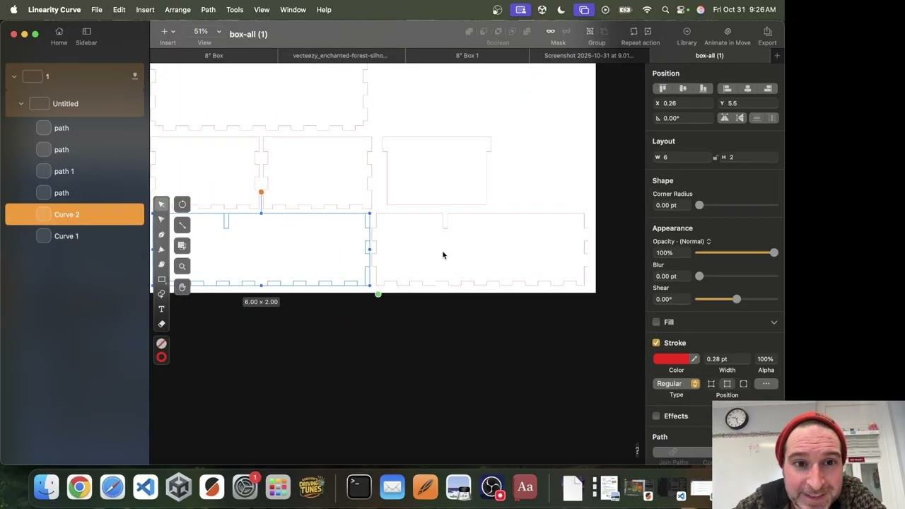 Making a Laser Cut Locker Organizer in Linearity Curve