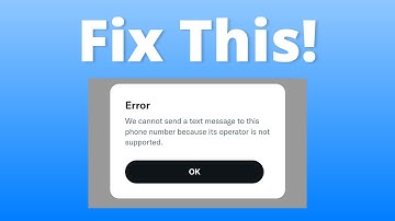 How to fix "We cannot send a text message to this phone number" on Twitter