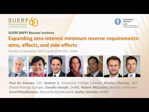 Welcome to SUERF - The European Money and Finance Forum