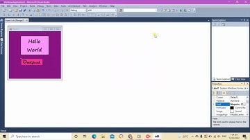 Hello World! Create Hello World Program using Microsoft Visual Studio 2010