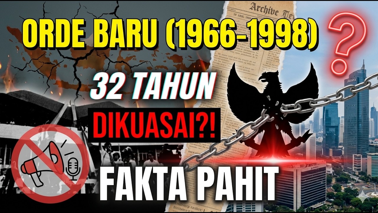 Orde Baru (1966–1998): RAHASIA KELAM ORDE BARU! 32 Tahun yang Mengubah Indonesia Selamanya!
