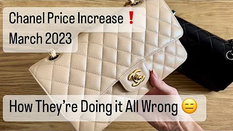 CHANEL PRICE INCREASE March 2023 USD - DayDayNews