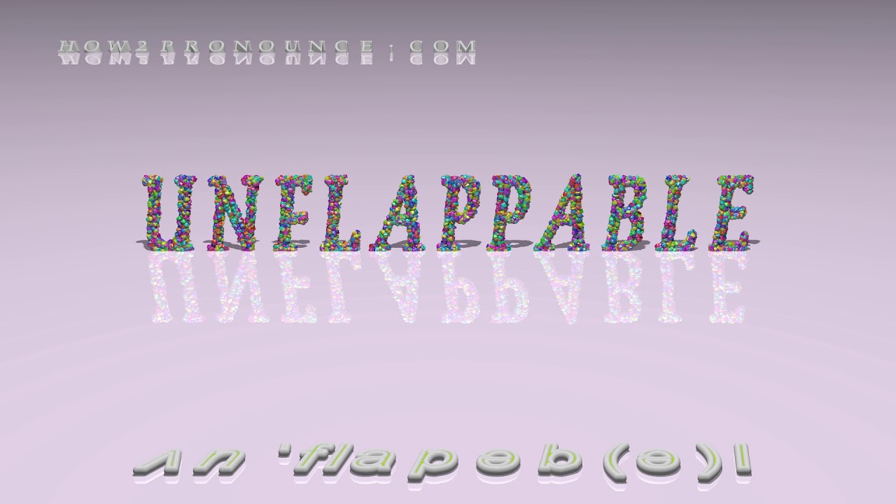 unflappable - pronunciation in British English (three voices / accents)