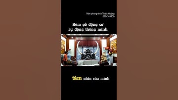 Rèm gỗ động cơ tự động thông minh #dayremthieuhuong #remthongminh #remtudong #remgotudong