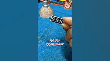 how to make a 0-100V DC voltmeter#short #viralshorts