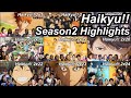 Haikyu!! Season 2 Reaction Highlights | Great Anime Reactors!!! | 【ハイキュー!!】【海外の反応】