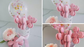 حصري طريقتي في عمل مكارون على شكل لولي  How to Make Lolli Pop Macarons