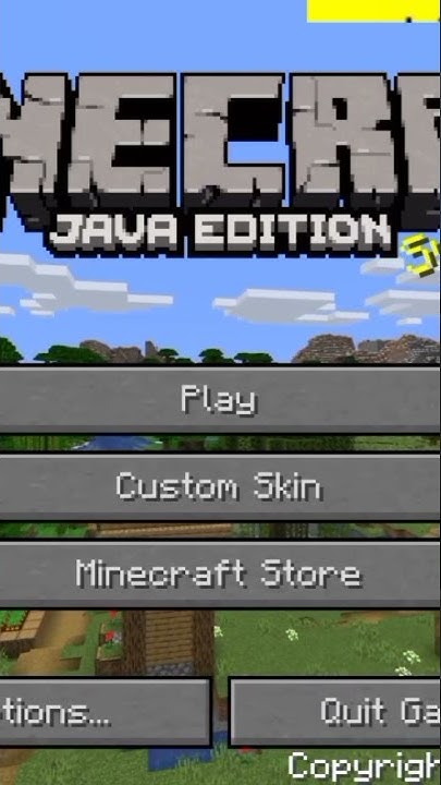 Minecraft but java screen - YouTube