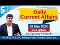 28 may current affairs 2024  daily current affairs sanmay prakash  sarkari job news