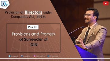 Process and Provisions of How to Surrender DIN